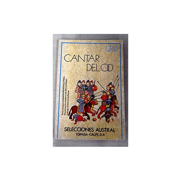 Cantar del Cid - Pidal, Ramon Menendez